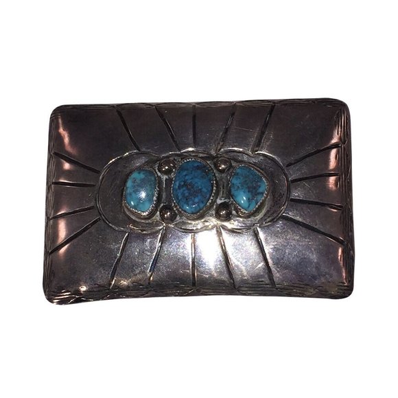 Sterling Silver Native American Navajo and Turquoi